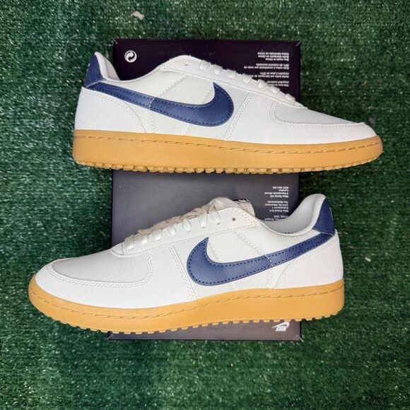 NEW Nike Field General 82 Ivory Navy Gum Men’s Size 8.5 & 9.5 HF3165-102 - Picture 2 of 6